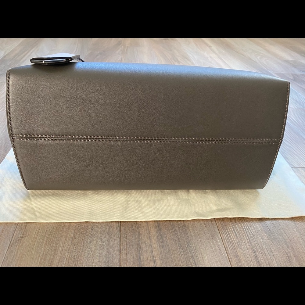 FENDI. Small Boston bag in soft Coal calfskin - Picture 2 of 8